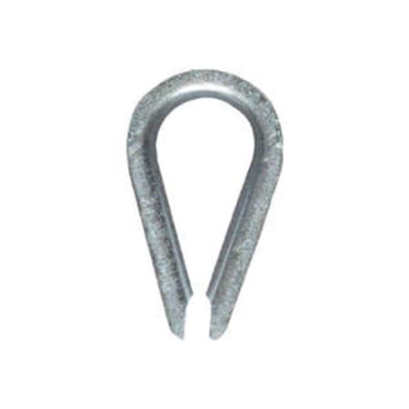Keen Hardware N176-800 0.18 in. Zinc Plated Rope Thimble KE669342